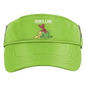 Ohms Law Funny Shirt.Electrical Electronics Engineer Funny T TShirt Adult Drive Performance Visor