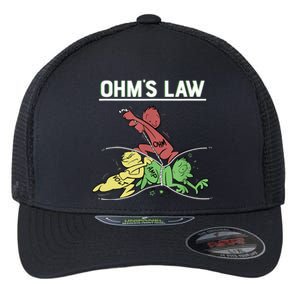 Ohms Law Funny Shirt.Electrical Electronics Engineer Funny T TShirt Flexfit Unipanel Trucker Cap