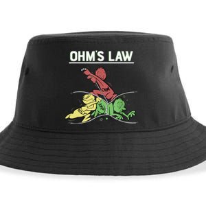 Ohms Law Funny Shirt.Electrical Electronics Engineer Funny T TShirt Sustainable Bucket Hat