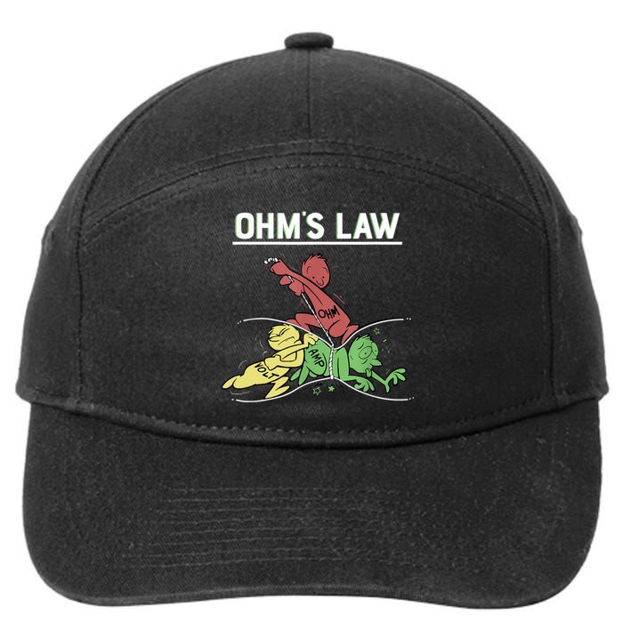 Ohms Law Funny Shirt.Electrical Electronics Engineer Funny T TShirt 7-Panel Snapback Hat