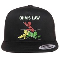 Ohms Law Funny Shirt.Electrical Electronics Engineer Funny T TShirt Flat Bill Trucker Hat