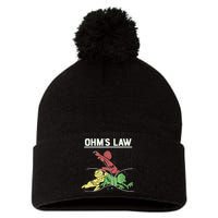 Ohms Law Funny Shirt.Electrical Electronics Engineer Funny T TShirt Pom Pom 12in Knit Beanie