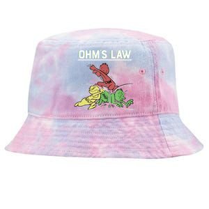 Ohms Law Funny Shirt.Electrical Electronics Engineer Funny T TShirt Tie-Dyed Bucket Hat