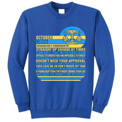 October Libra Facts Zodiac Sign Sunflower Astrology Lover Gift Sweatshirt