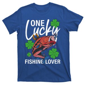 One Lucky Fishing Lover Funny Saint Patricks Day Graphic Gift T-Shirt