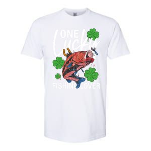 One Lucky Fishing Lover Funny Saint Patricks Day Graphic Gift Softstyle CVC T-Shirt