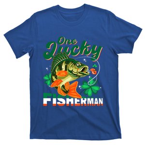 One Lucky Fisher Fisher Anglers St Patrick's Day Gift T-Shirt