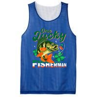 One Lucky Fisher Fisher Anglers St Patrick's Day Gift Mesh Reversible Basketball Jersey Tank