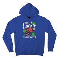 One Lucky Fishing Lover Funny Saint Patricks Day Graphic Gift Hoodie