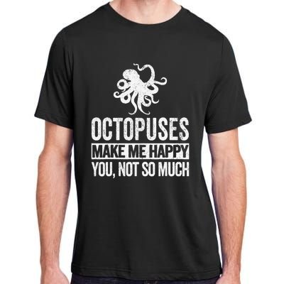 Octopus Lover Funny Octopus Adult ChromaSoft Performance T-Shirt