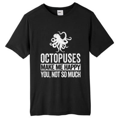 Octopus Lover Funny Octopus Tall Fusion ChromaSoft Performance T-Shirt