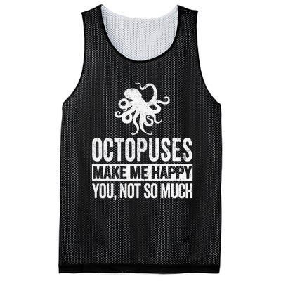 Octopus Lover Funny Octopus Mesh Reversible Basketball Jersey Tank