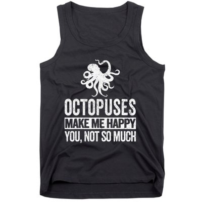 Octopus Lover Funny Octopus Tank Top