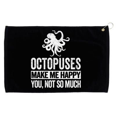 Octopus Lover Funny Octopus Grommeted Golf Towel