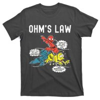 Ohms Law Funny Electricity Explained Electrical Engineer T-Shirt