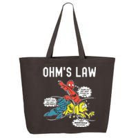 Ohms Law Funny Electricity Explained Electrical Engineer 25L Jumbo Tote