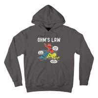 Ohms Law Funny Electricity Explained Electrical Engineer Tall Hoodie