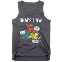 Ohms Law Funny Electricity Explained Electrical Engineer Tank Top