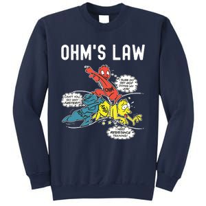 Ohms Law Funny Electricity Explained Electrical Engineer Sweatshirt