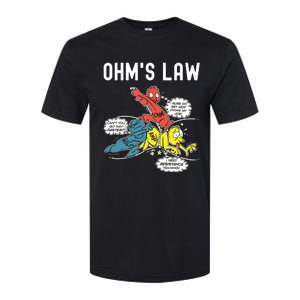 Ohms Law Funny Electricity Explained Electrical Engineer Softstyle CVC T-Shirt