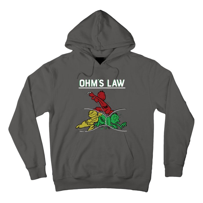 Ohms Law Funny Electrical Electronics Engineer Funny T Hoodie