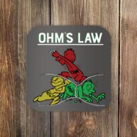 Ohms Law Funny Electrical Electronics Engineer Funny T Coaster