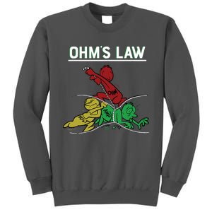 Ohms Law Funny Electrical Electronics Engineer Funny T Tall Sweatshirt