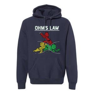 Ohms Law Funny Electrical Electronics Engineer Funny T Premium Hoodie