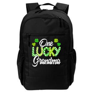 One Lucky Grandma Shamrock Irish Grandma St PatrickS Day Daily Commute Backpack