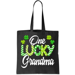 One Lucky Grandma Shamrock Irish Grandma St PatrickS Day Tote Bag