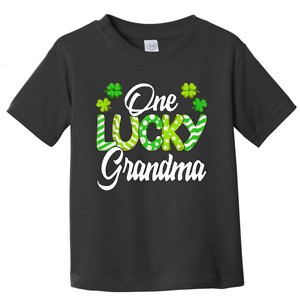 One Lucky Grandma Shamrock Irish Grandma St PatrickS Day Toddler T-Shirt