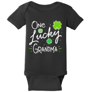 One Lucky Grandma St Patrick's Day Baby Bodysuit