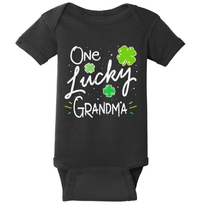 One Lucky Grandma St Patrick's Day Baby Bodysuit