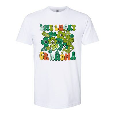 One Lucky Grandma Happy St Patrick's Day Irish Family Gifts Softstyle® CVC T-Shirt