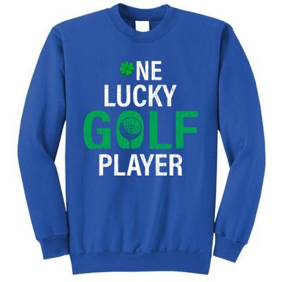 One Lucky Golf Player Funny Saint Patricks Day Graphic Gift Sweatshirt