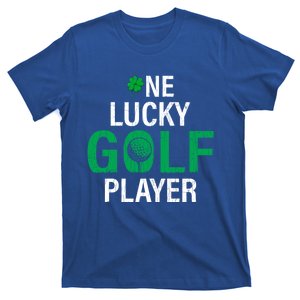 One Lucky Golf Player Funny Saint Patricks Day Graphic Gift T-Shirt