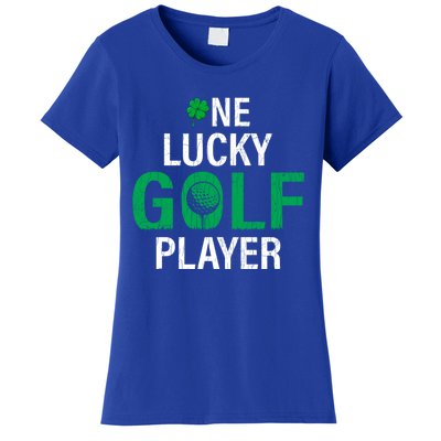 One Lucky Golf Player Funny Saint Patricks Day Graphic Gift Women's T-Shirt