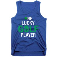 One Lucky Golf Player Funny Saint Patricks Day Graphic Great Gift Tank Top