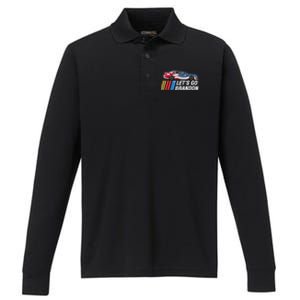 ORIGINAL Let's Go Brandon Racing FJB Performance Long Sleeve Polo