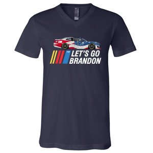 ORIGINAL Let's Go Brandon Racing FJB V-Neck T-Shirt