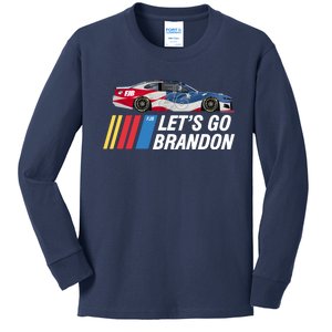 ORIGINAL Let's Go Brandon Racing FJB Kids Long Sleeve Shirt