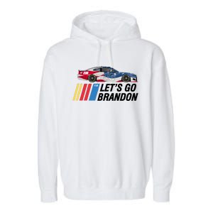 ORIGINAL Let's Go Brandon Racing FJB Garment-Dyed Fleece Hoodie