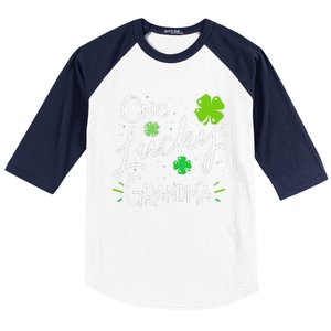 One Lucky Grandma St Patrick's Day Baseball Sleeve Shirt