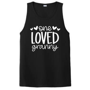 One Loved Granny Funny Hearts Love Granny Valentine's Day Cool Gift PosiCharge Competitor Tank