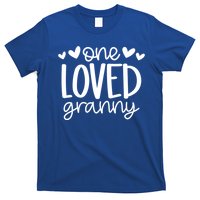 One Loved Granny Funny Hearts Love Granny Valentine's Day Cool Gift T-Shirt