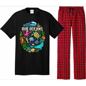 Ocean Lover Gift Sea Life Protect Our Ocean Gift Pajama Set