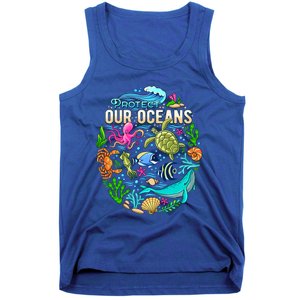 Ocean Lover Gift Sea Life Protect Our Ocean Gift Tank Top