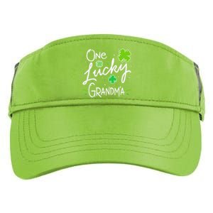 One Lucky Grandma St Patrick's Day Adult Drive Performance Visor