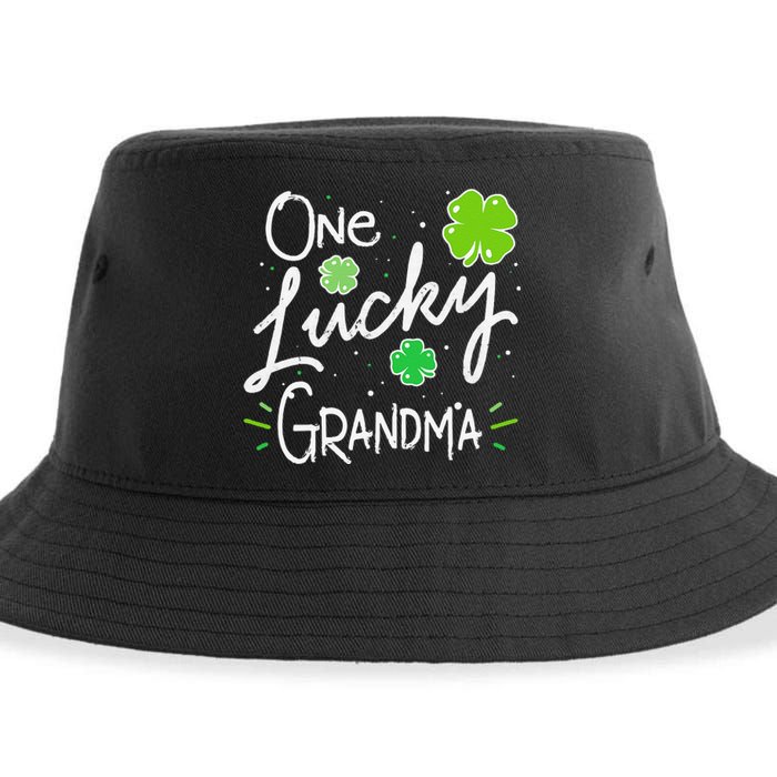 One Lucky Grandma St Patrick's Day Sustainable Bucket Hat