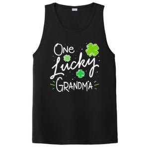 One Lucky Grandma St Patrick's Day PosiCharge Competitor Tank